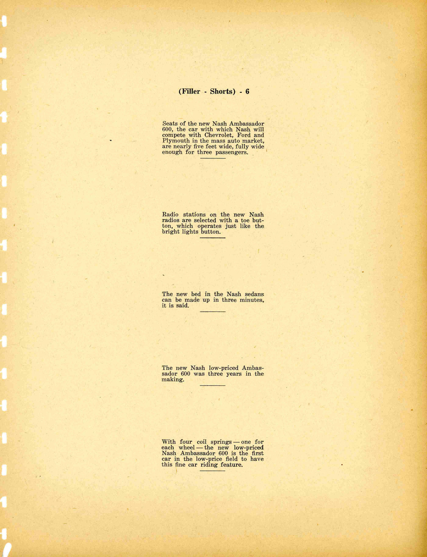 1941 Nash Press Kit Page 8